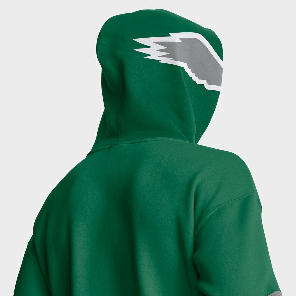 Philadelphia Eagles Helmet Retro Pullover Hoodie Kelly Green | Fanatics