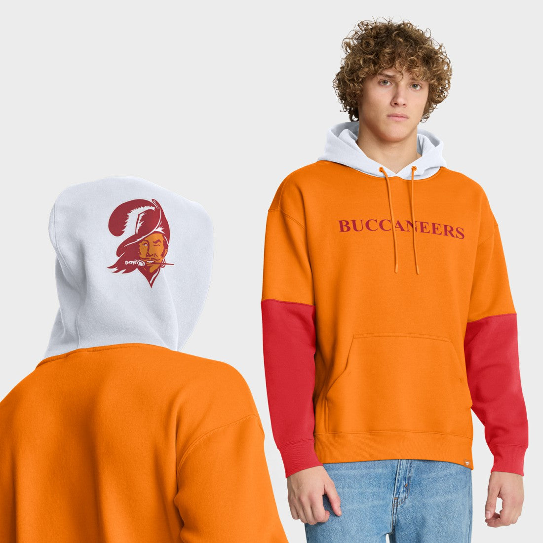 Tampa Bay Buccaneers Helmet Retro Pullover Hoodie Tan | Fanatics