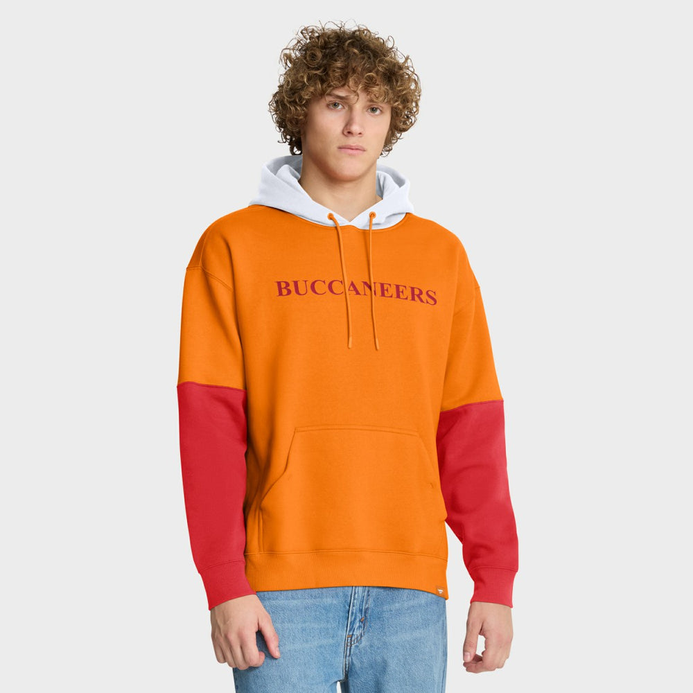 Tampa Bay Buccaneers Helmet Retro Pullover Hoodie Tan | Fanatics