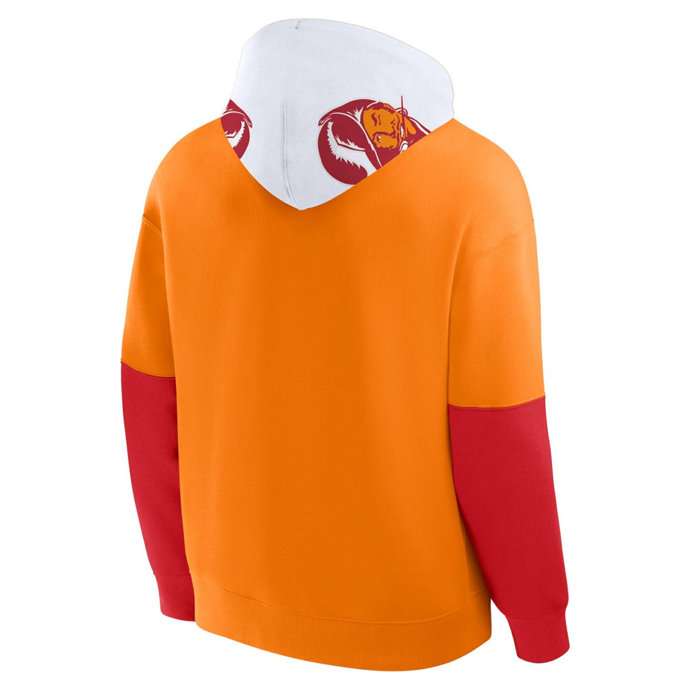 Tampa Bay Buccaneers Helmet Retro Pullover Hoodie Tan | Fanatics