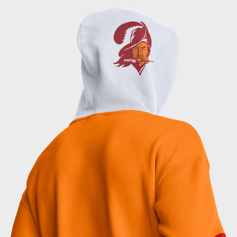 Tampa Bay Buccaneers Helmet Retro Pullover Hoodie Tan | Fanatics