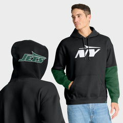 New York Jets Helmet Alt Pullover Hoodie Black | Fanatics
