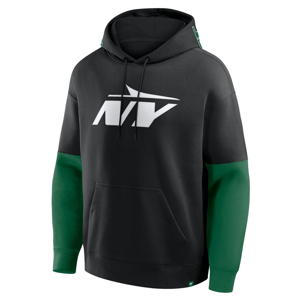 New York Jets Helmet Alt Pullover Hoodie Black | Fanatics