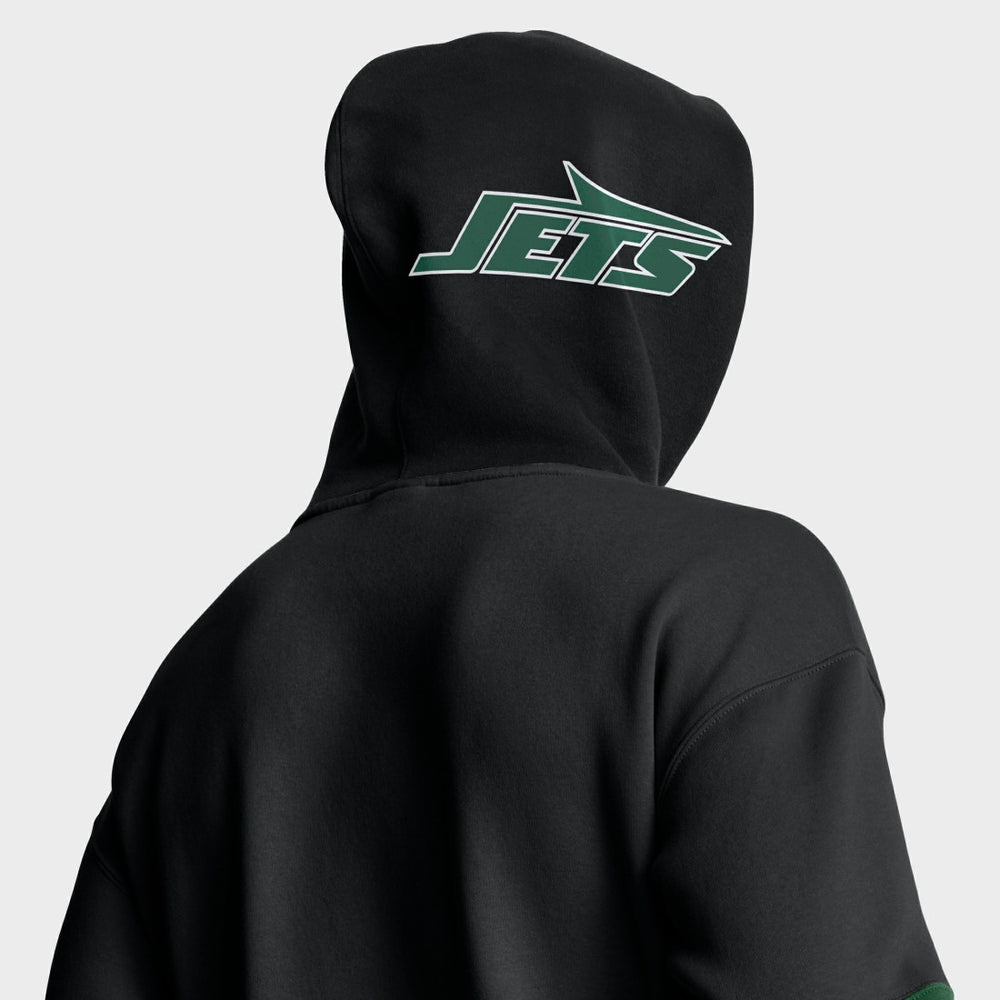 New York Jets Helmet Alt Pullover Hoodie Black | Fanatics