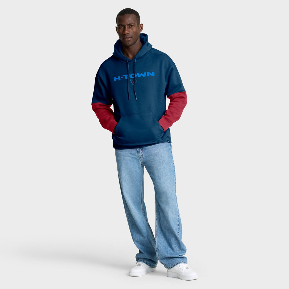 Houston Texans Helmet Alt Pullover Hoodie Navy | Fanatics