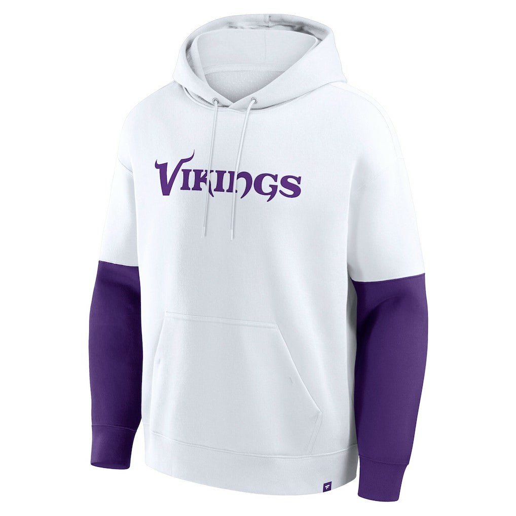 Minnesota Vikings Helmet Alt Pullover Hoodie White | Fanatics
