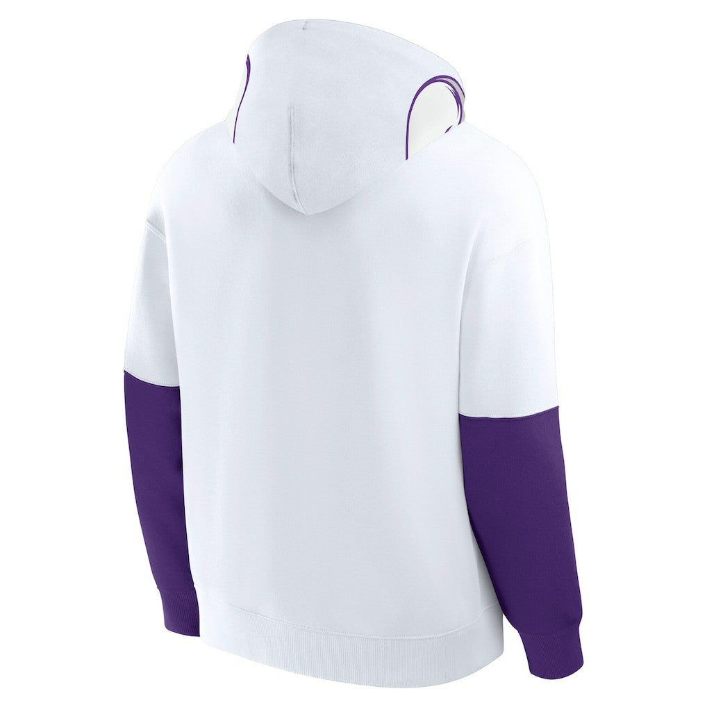 Minnesota Vikings Helmet Alt Pullover Hoodie White | Fanatics
