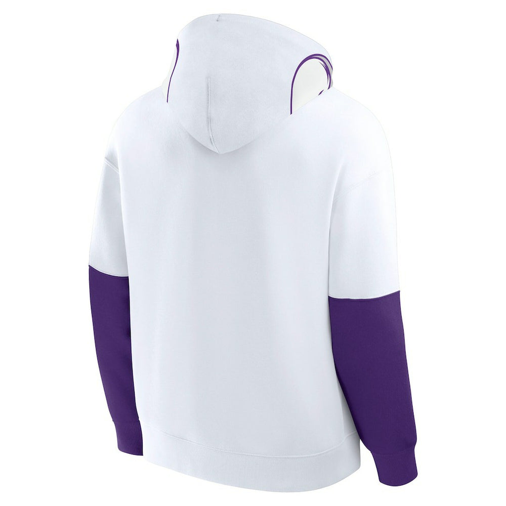 Minnesota Vikings Helmet Alt Pullover Hoodie White | Fanatics