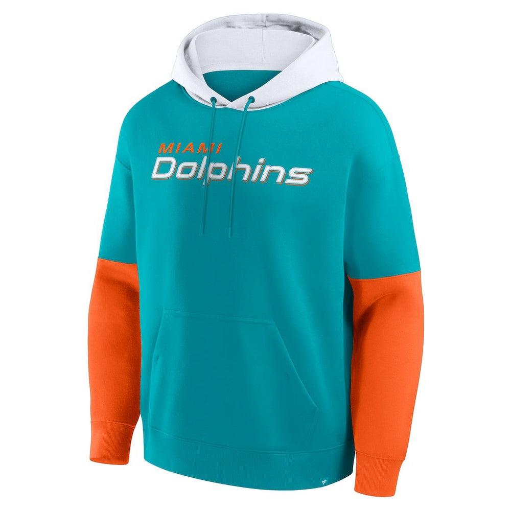 Miami Dolphins Helmet Pullover Hoodie Aqua | Fanatics