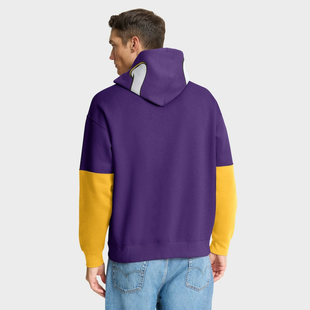 Minnesota Vikings Helmet Pullover Hoodie Purple | Fanatics