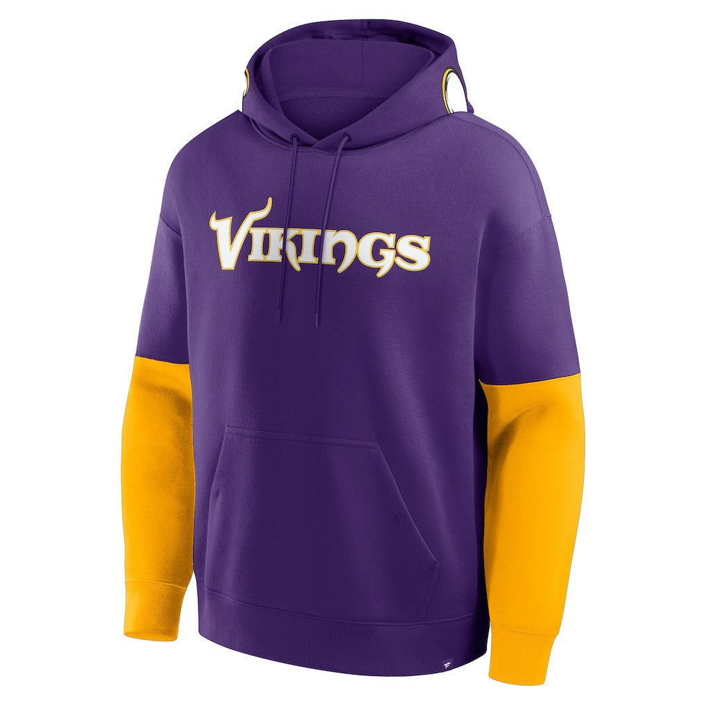 Minnesota Vikings Helmet Pullover Hoodie Purple | Fanatics
