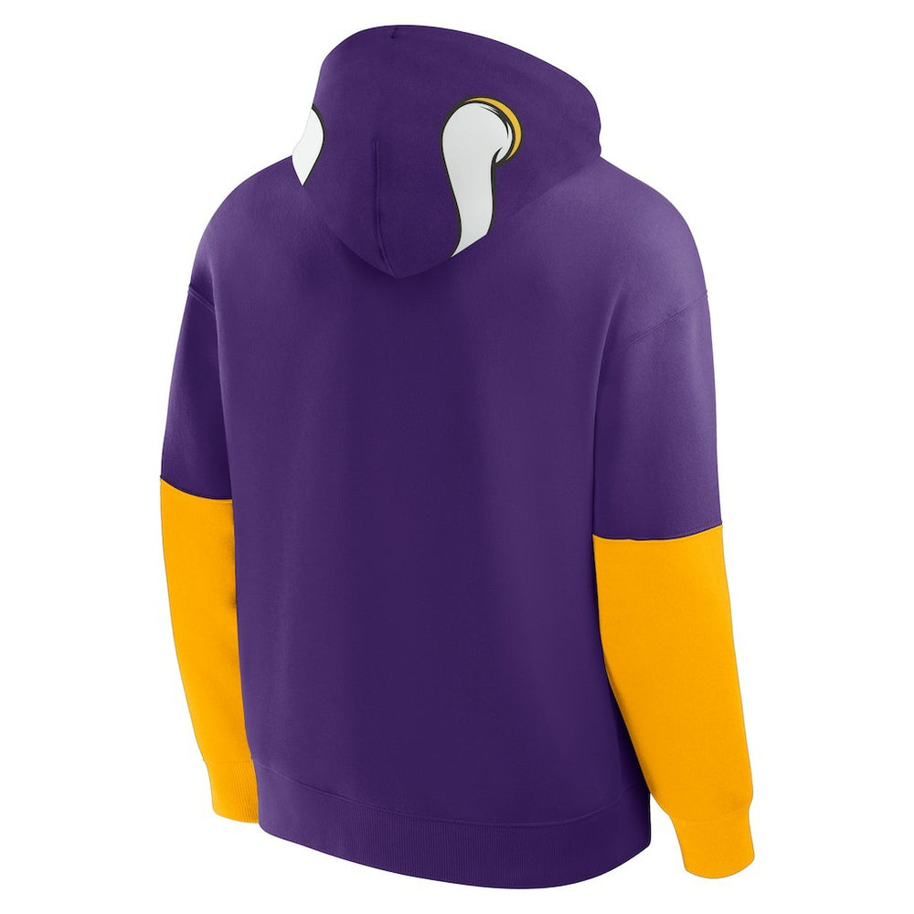 Minnesota Vikings Helmet Pullover Hoodie Purple | Fanatics