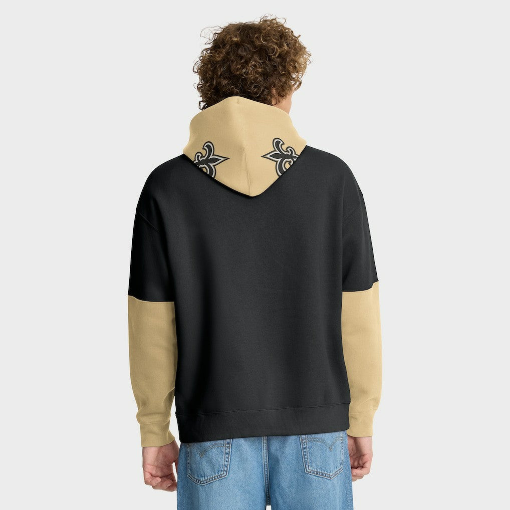 New Orleans Saints Helmet Pullover Hoodie Black | Fanatics
