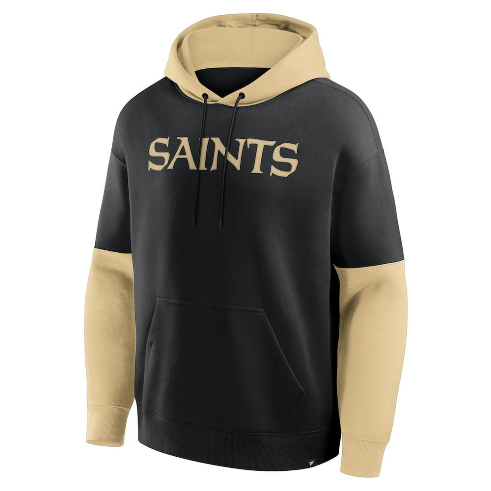 New Orleans Saints Helmet Pullover Hoodie Black | Fanatics