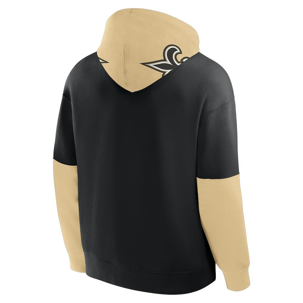 New Orleans Saints Helmet Pullover Hoodie Black | Fanatics