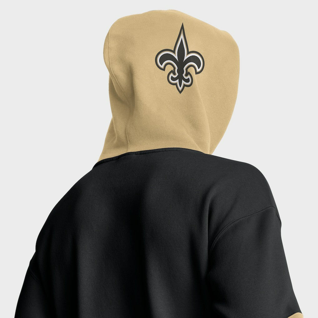 New Orleans Saints Helmet Pullover Hoodie Black | Fanatics
