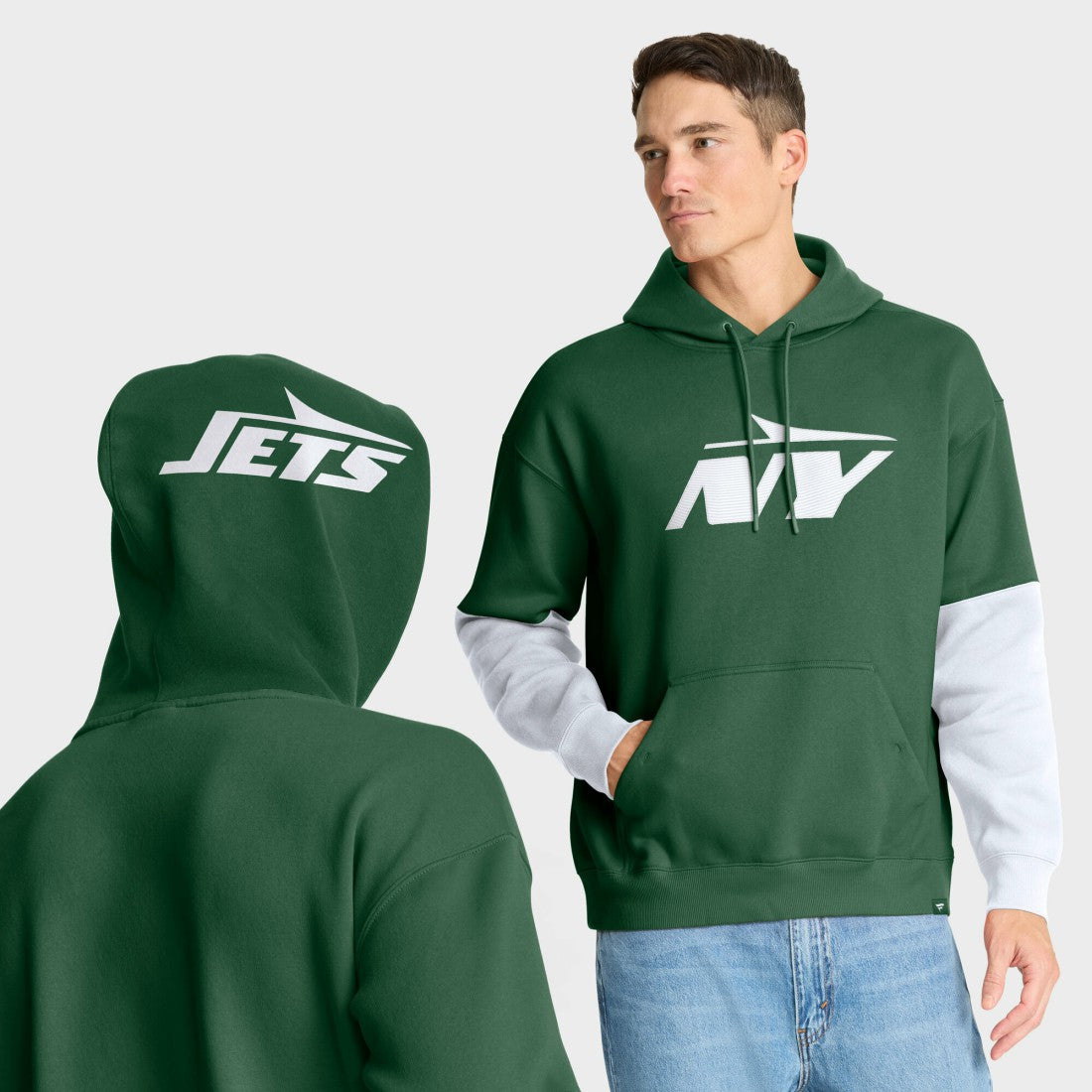 New York Jets Helmet Pullover Hoodie Green | Fanatics