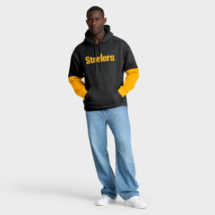 Pittsburgh Steelers Helmet Pullover Hoodie Black | Fanatics