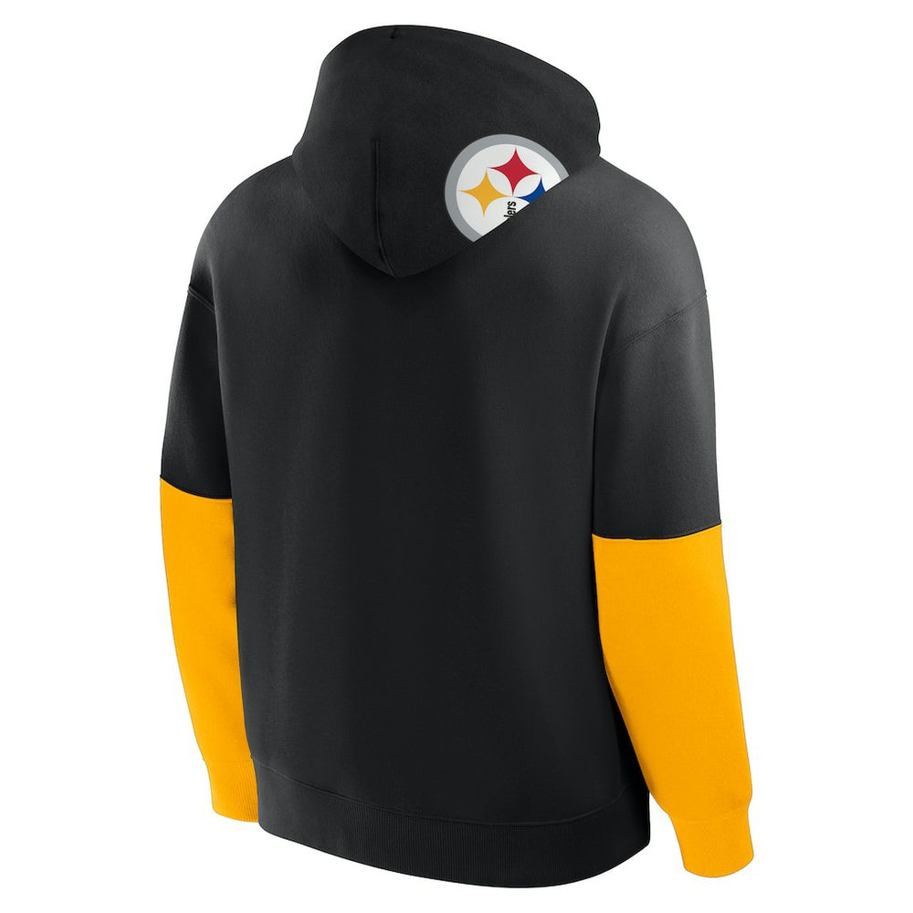Pittsburgh Steelers Helmet Pullover Hoodie Black | Fanatics