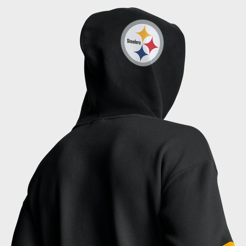 Pittsburgh Steelers Helmet Pullover Hoodie Black | Fanatics