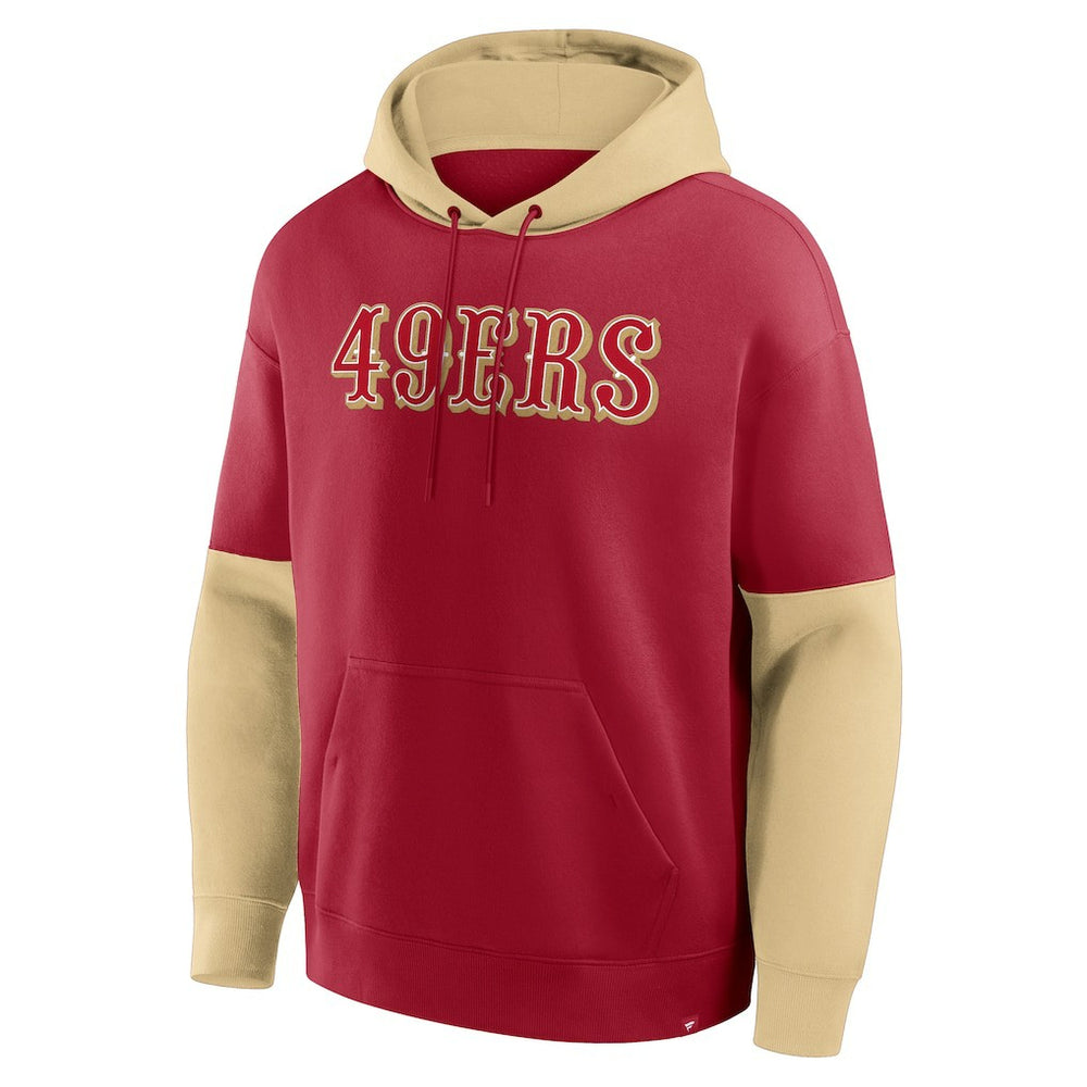San Francisco 49ers Helmet Pullover Hoodie Scarlet | Fanatics