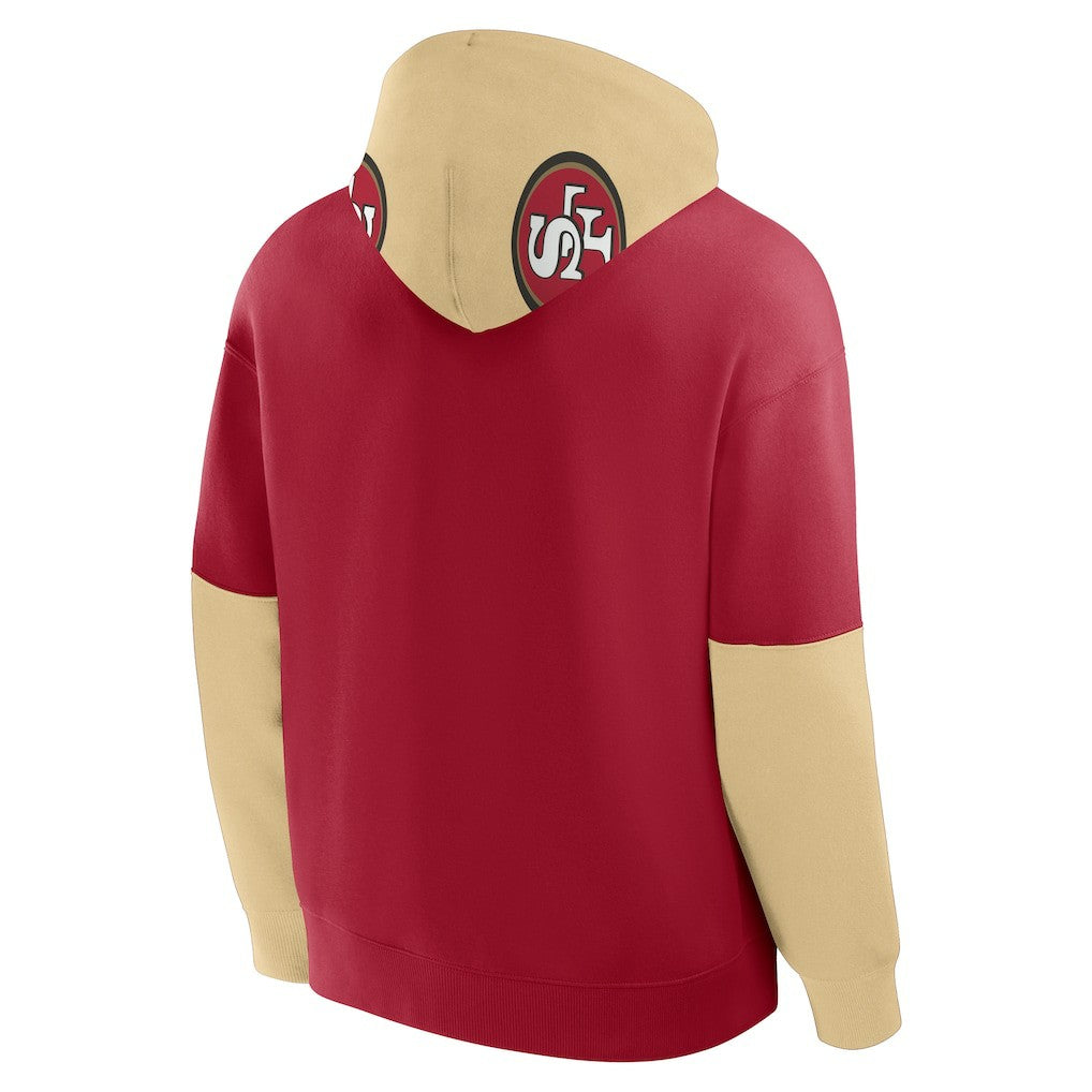 San Francisco 49ers Helmet Pullover Hoodie Scarlet | Fanatics