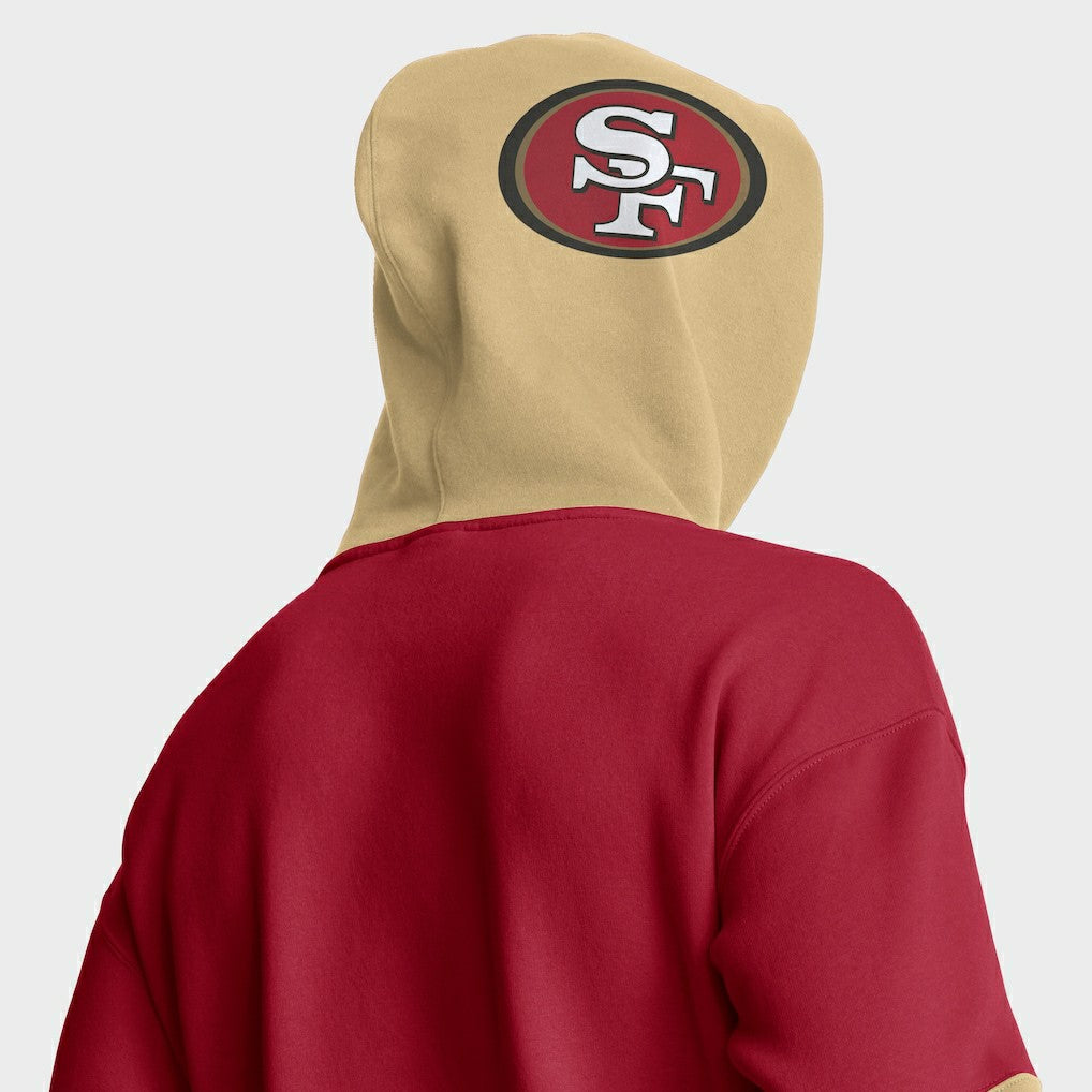 San Francisco 49ers Helmet Pullover Hoodie Scarlet | Fanatics
