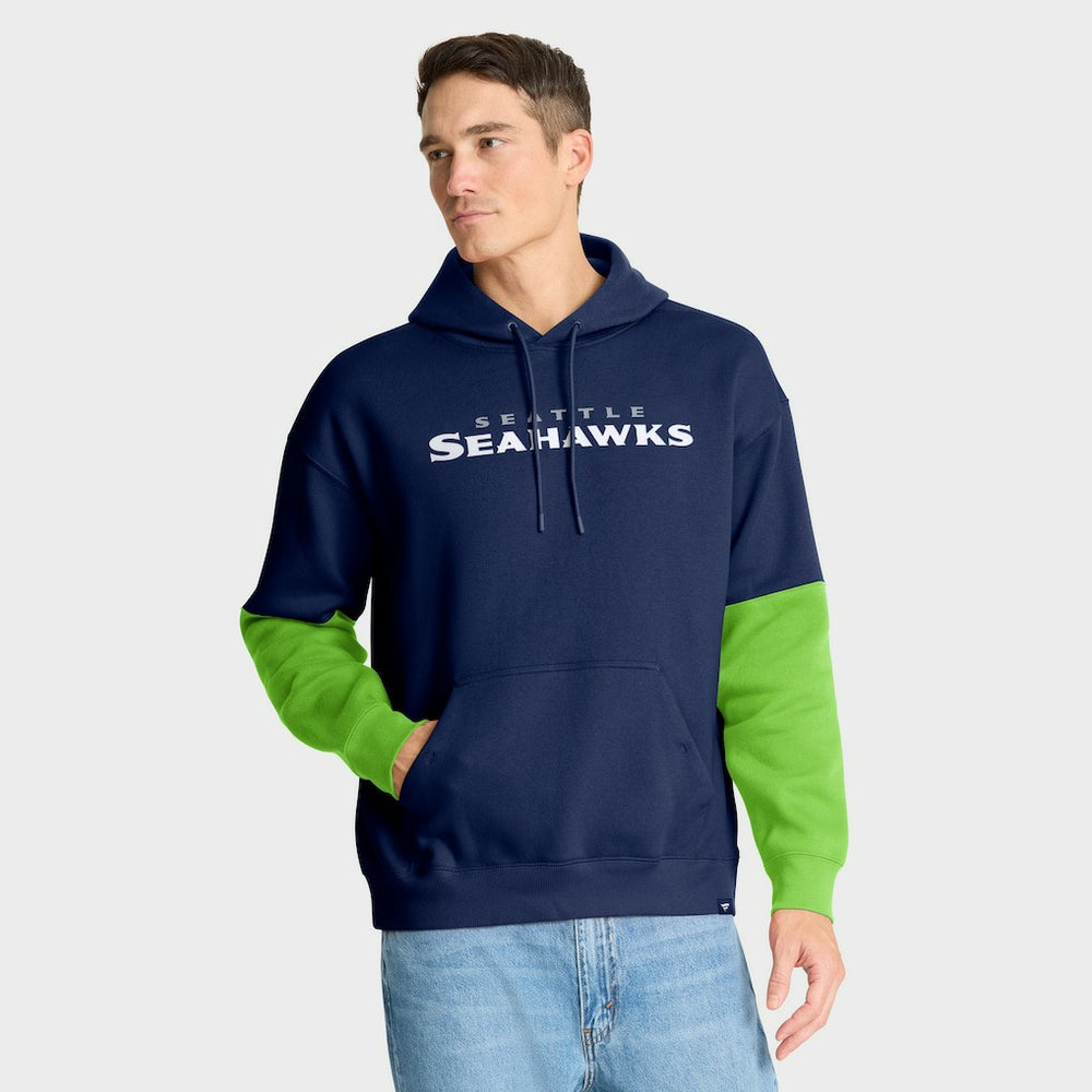 Seattle Seahawks Helmet Pullover Hoodie College Navy | Fanatics