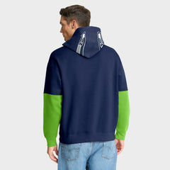 Seattle Seahawks Helmet Pullover Hoodie College Navy | Fanatics
