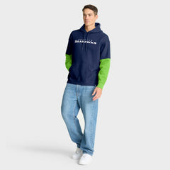 Seattle Seahawks Helmet Pullover Hoodie College Navy | Fanatics