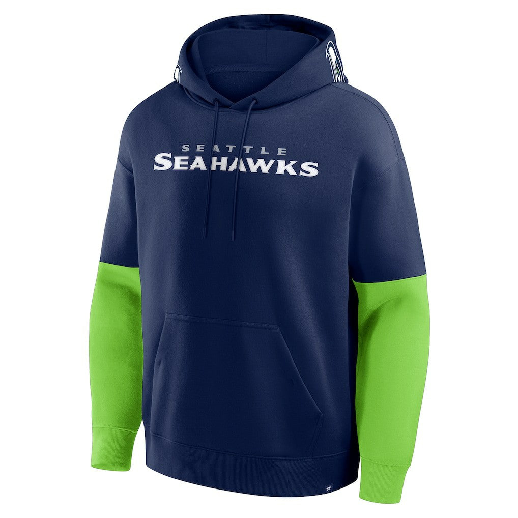 Seattle Seahawks Helmet Pullover Hoodie College Navy | Fanatics