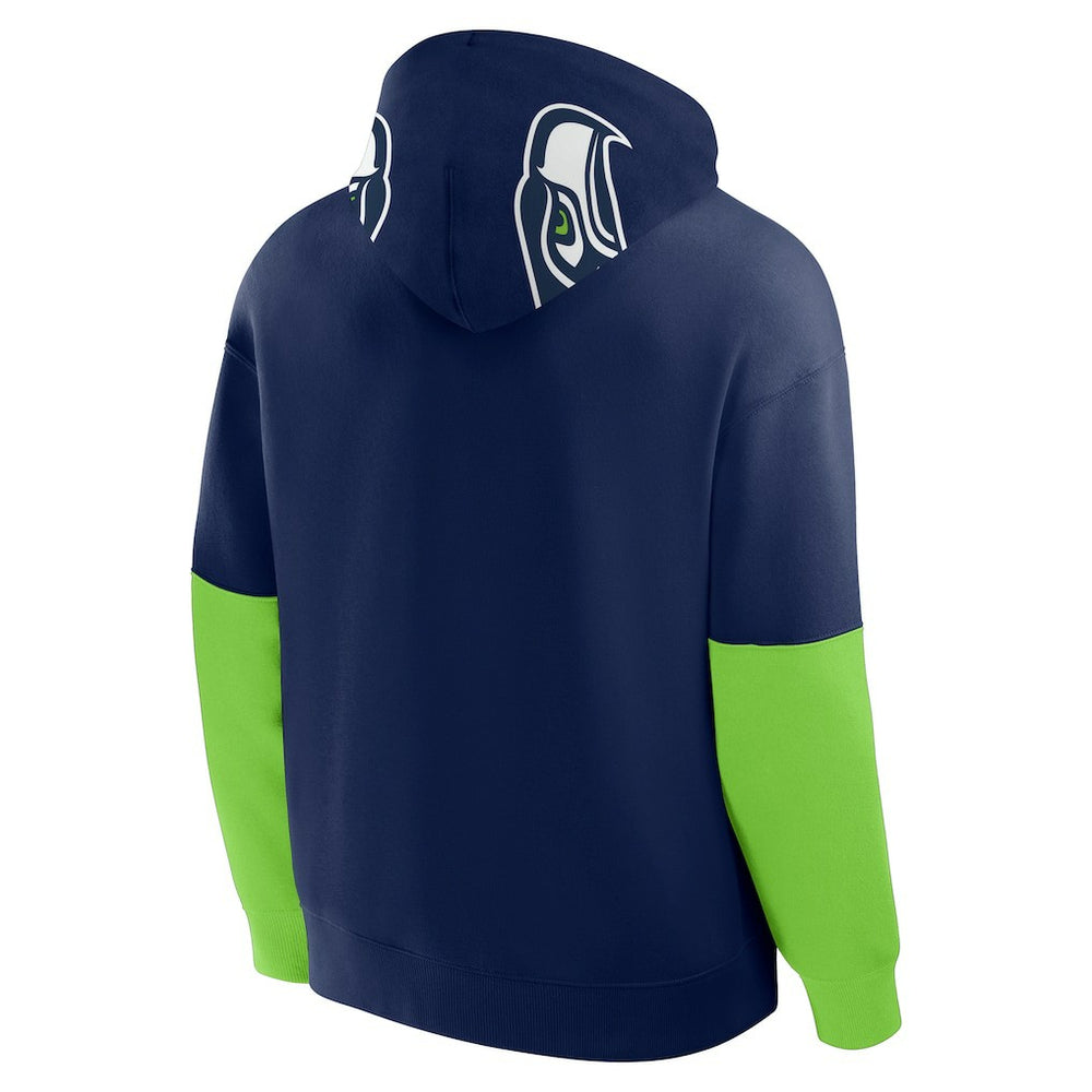Seattle Seahawks Helmet Pullover Hoodie College Navy | Fanatics