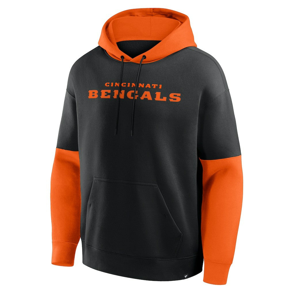 Cincinnati Bengals Helmet Pullover Hoodie Black | Fanatics