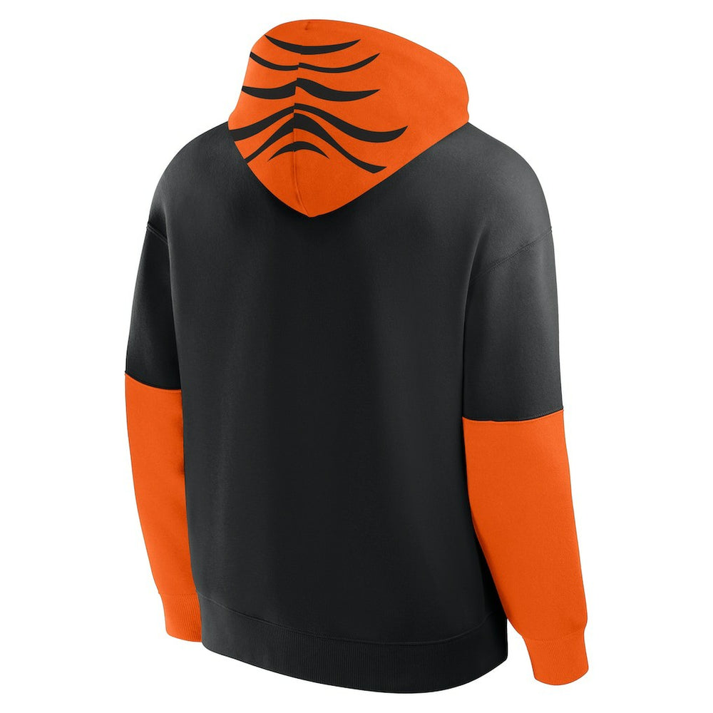 Cincinnati Bengals Helmet Pullover Hoodie Black | Fanatics
