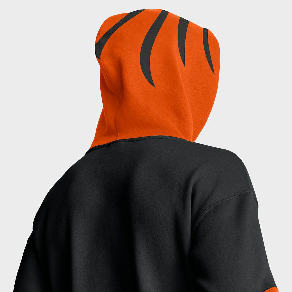 Cincinnati Bengals Helmet Pullover Hoodie Black | Fanatics