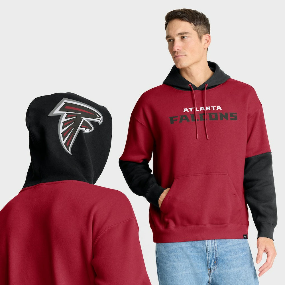Atlanta Falcons Helmet Pullover Hoodie Red | Fanatics