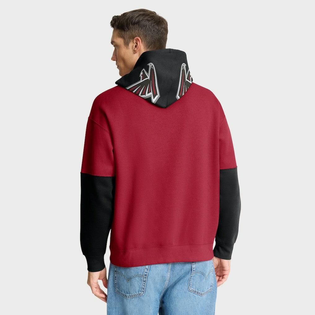 Atlanta Falcons Helmet Pullover Hoodie Red | Fanatics