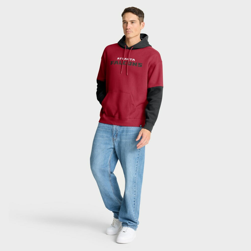 Atlanta Falcons Helmet Pullover Hoodie Red | Fanatics