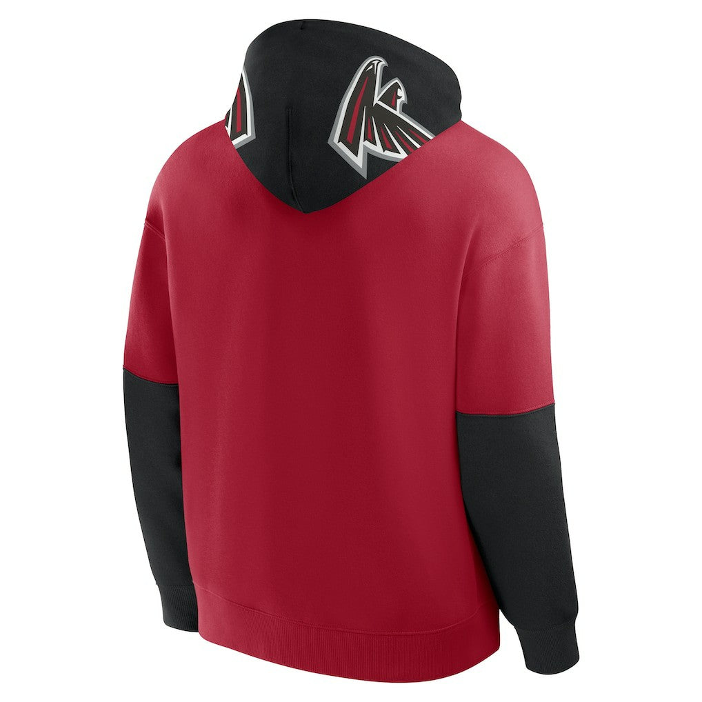 Atlanta Falcons Helmet Pullover Hoodie Red | Fanatics