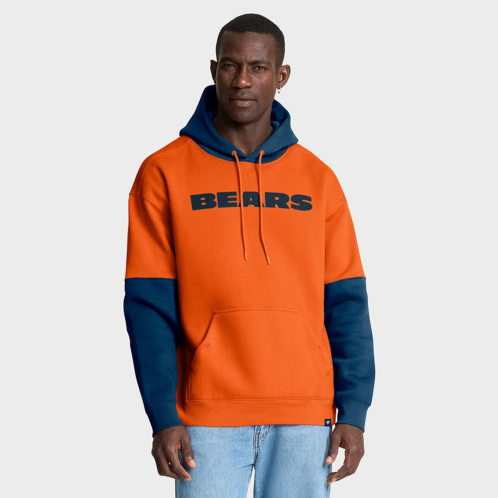 Chicago Bears Helmet Pullover Hoodie Orange | Fanatics