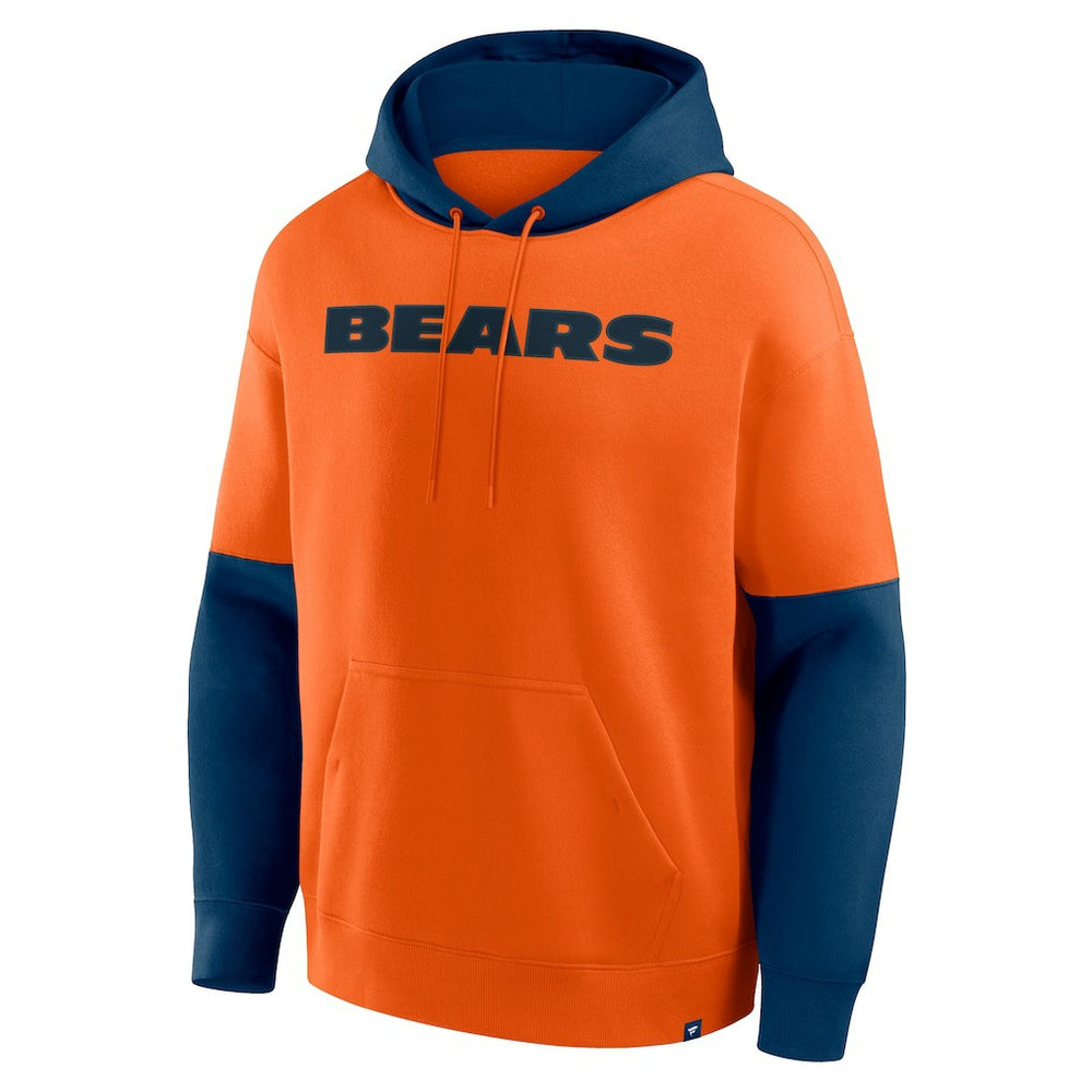 Chicago Bears Helmet Pullover Hoodie Orange | Fanatics