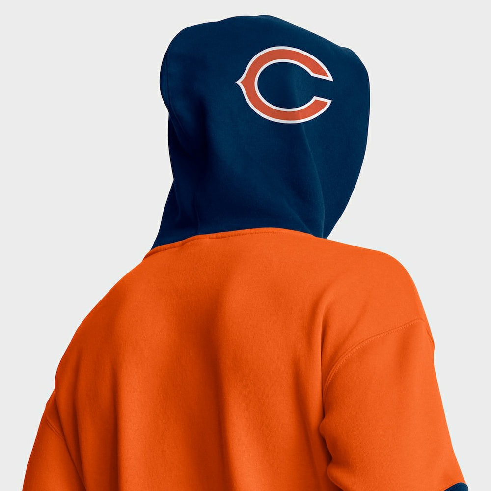 Chicago Bears Helmet Pullover Hoodie Orange | Fanatics