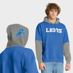 Detroit Lions Helmet Pullover Hoodie Blue | Fanatics