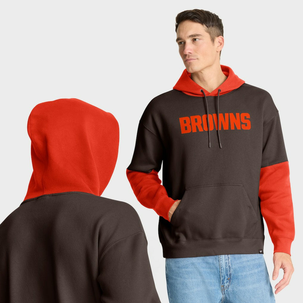 Cleveland Browns Helmet Pullover Hoodie Brown | Fanatics