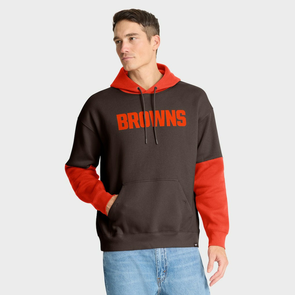 Cleveland Browns Helmet Pullover Hoodie Brown | Fanatics