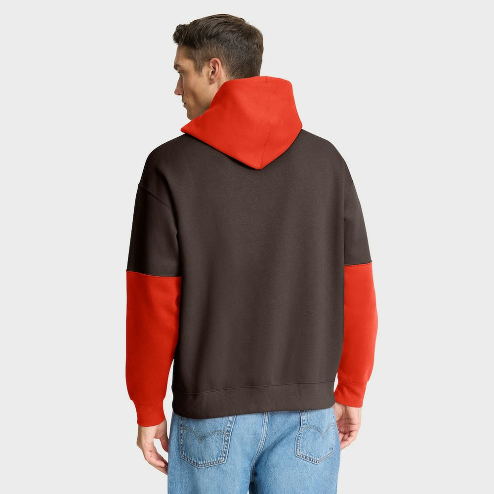 Cleveland Browns Helmet Pullover Hoodie Brown | Fanatics