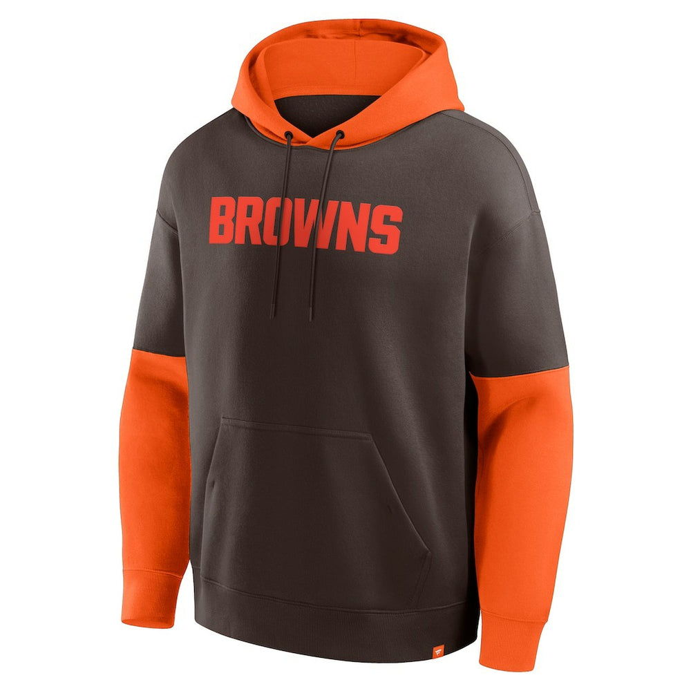 Cleveland Browns Helmet Pullover Hoodie Brown | Fanatics
