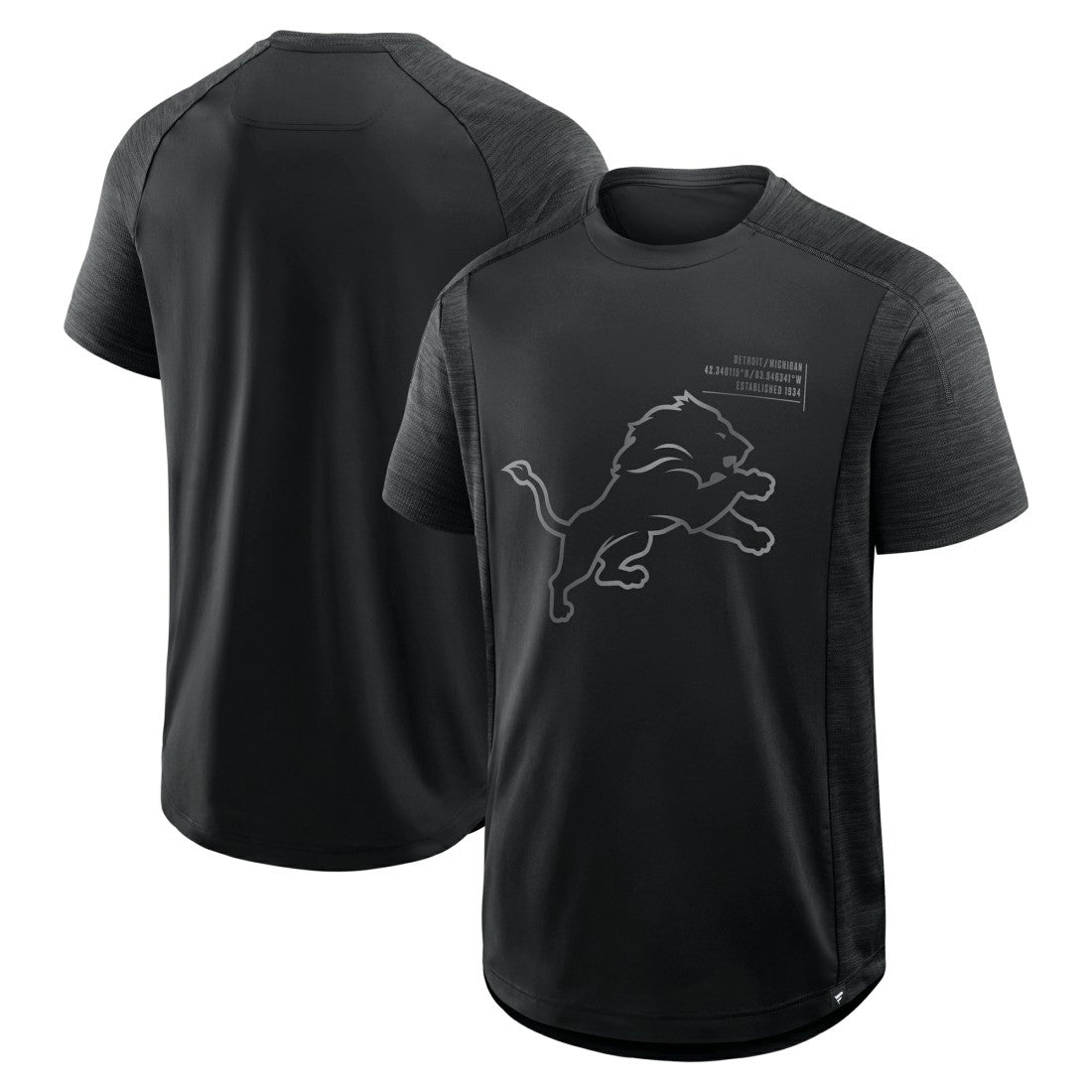 Detroit Lions Deceptive Juke T-Shirt Black | Fanatics