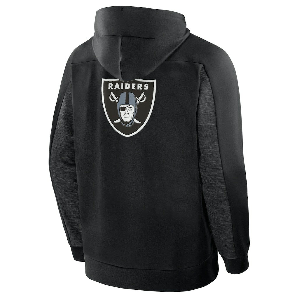 Las Vegas Raiders Checkdown Pass Full-Zip Hoodie Black | Fanatics