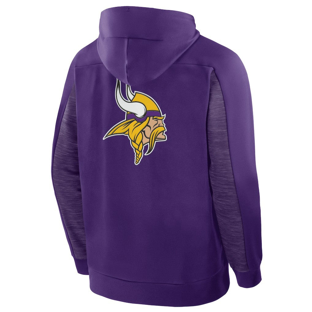 Minnesota Vikings Checkdown Pass Full-Zip Hoodie Purple | Fanatics